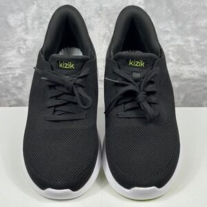 Kizik Athens Hands-Free Sneakers Mens 9.5 Womens 11 Wide Black No Insoles Clean